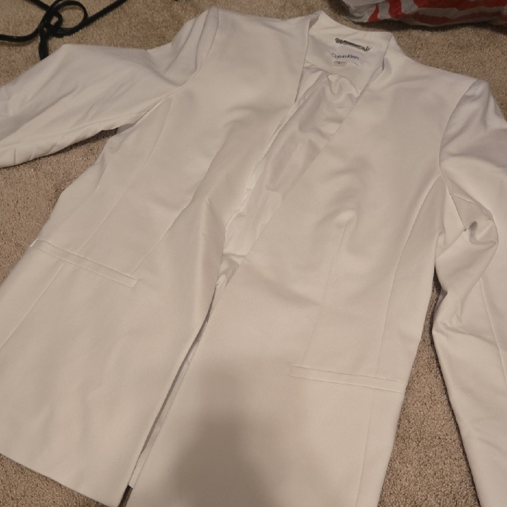 Calvin Klein Collection White Blazer